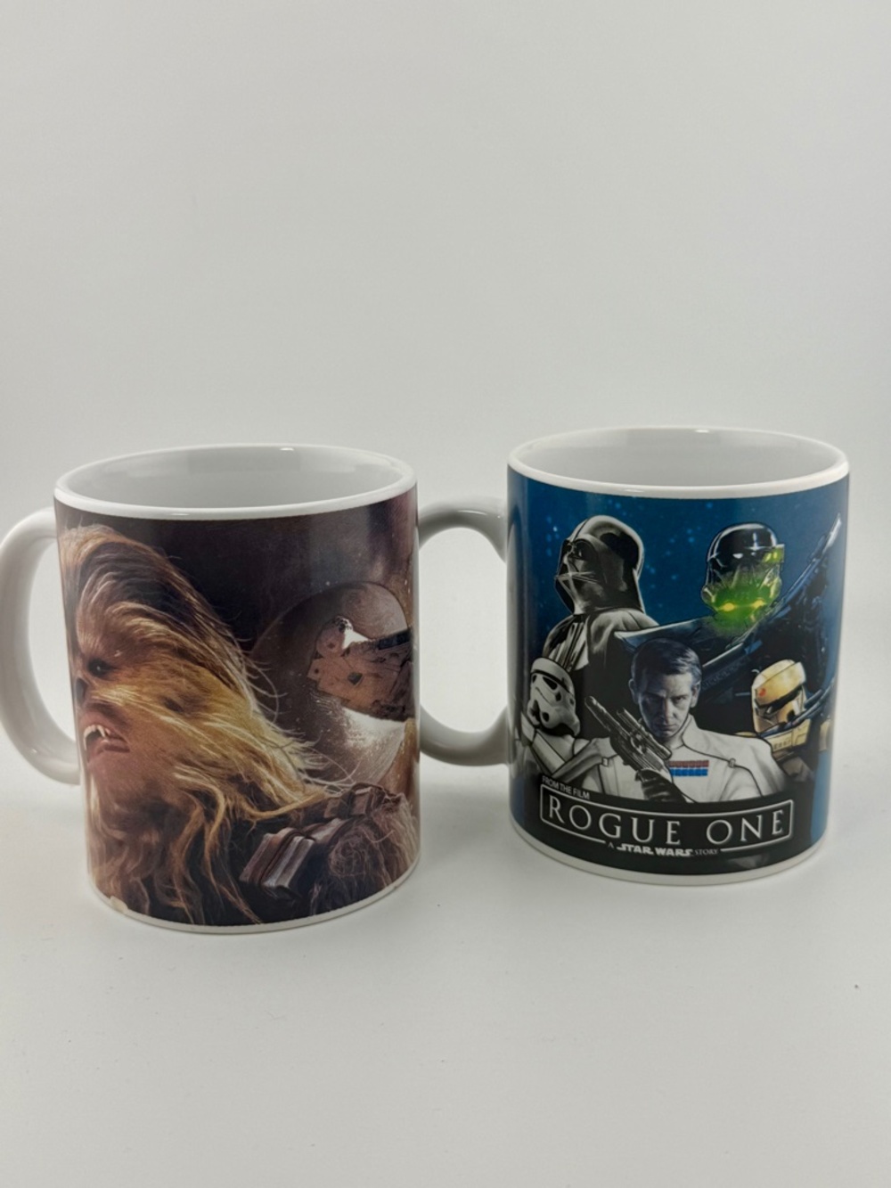 Star Wars Rouge One & Chewbacca Millennium Falcon Coffee Mugs by Galerie